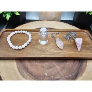 Jewelry Rose Quartz Set